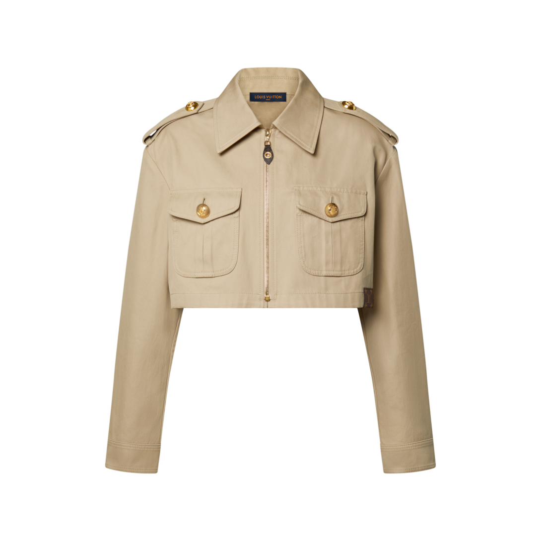 Cropped Epaulette Jacket - Ready-to-Wear 1AJYJ8 | LOUIS VUITTON